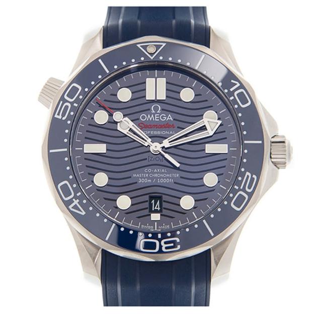 OMEGA 歐米茄 全新海馬同軸擒縱大師天文台橡膠款x藍x42mm